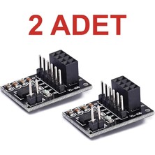 Rodevino 2 Adet NRF24L01 Adaptör Modülü 3.3V Regülatörlü Arduino Vcc Adaptör Kartı
