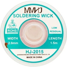 Rodevino Lehim Emme Teli 2mm x 1.5m Lehim Sökme Fitili Desoldering Wick