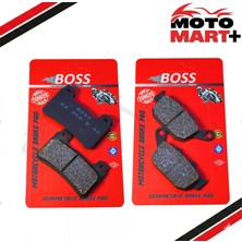 Motomart+ Zontes 250 T E Ön ve Arka Balata Takımı Yarı Sinterli BTK00074