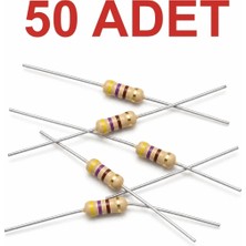 Rodevino 50 Adet 470R 1/4W Direnç 470 Ohm LED Sinyal Mikrodenetleyici Elektronik