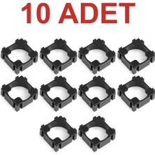 Rodevino 10 Adet 18650 Pil Tutucu Braket Plastik Pil Hücre Sabitleyici Holder