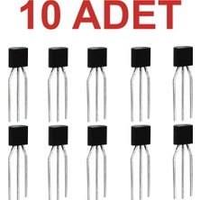 Rodevino 10 Adet BC237 Npn Transistör To-92 Bjt Genel Amaçlı Transistör