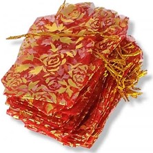 Karakız Tül Kese Kırmızı 9X12 cm 100 Adet