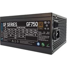 GF750 750W 80+ Bronz Sertifikalı Güç Kaynağı