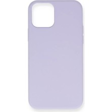 Newface Apple iPhone 12 Mini Kılıf Nano Içi Kadife Silikon - Lila