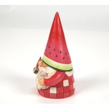 Jim Shore Heartwood Creek You're One In A Melon Karpuz Cüce Figürin- Reçine El Boyalı Koleksiyon Dekoratif Figürler Ev Dekoru Heykel Raf Heykeli Ofis Koleksiyonu Hediye, 11,5 cm