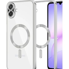 Uray Store Samsung Galaxy A07 4g Kross Magneticsafe Kapak - Gümüş