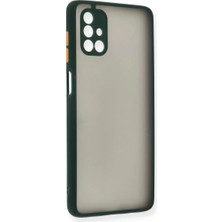 Newface Samsung Galaxy M51 Kılıf Montreal Silikon Kapak - Yeşil