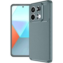 Uray Store Xiaomi Redmi Note 13 Pro 4g Kılıf Auto Focus Karbon Kapak - Gri