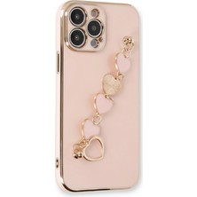 Uray Store Apple iPhone 13 Pro Kılıf Esila Silikon - Pudra