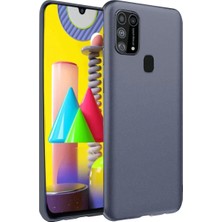 Decostyle Newface Samsung Galaxy M31 Kılıf Nano Içi Kadife Silikon - Gri