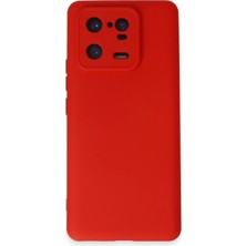 Uray Store Xiaomi Mi 13 Pro Kılıf Nano Içi Kadife Silikon - Kırmızı