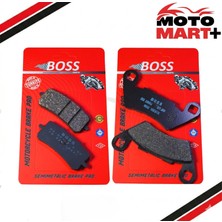 Motomart+ Mondial Ressivo 250 Ön ve Arka Balata Takımı Yarı Sinterli BTK00171