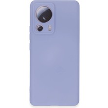 Uray Store Xiaomi Mi 13 Lite Kılıf Nano Içi Kadife Silikon - Lila