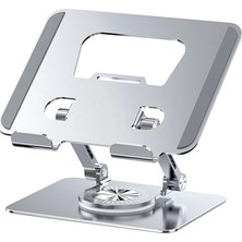 Notebook ve Laptop Uyumlu 360 Derece Dönen Stand, Ayarlanabilir Laptop Tutucu, Sağlam Tabanlı, Yüksekliği Ayarlanabilir Tutucu, Notebook Stant 747