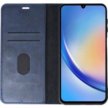 Uray Store Samsung Galaxy A24 4g Kılıf Trend S Plus Kapaklı Kılıf - Lacivert