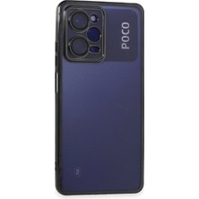 Uray Store Xiaomi Poco X5 Pro 5g Kılıf Razer Lensli Silikon - Siyah
