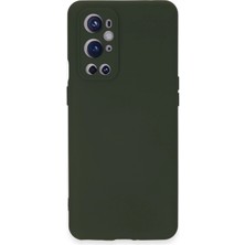 Uray Store One Plus 9 Pro Kılıf Nano Içi Kadife Silikon - Koyu Yeşil