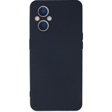 Uray Store Oppo Reno 7 Lite Kılıf Nano Içi Kadife Silikon - Lacivert