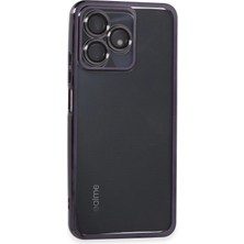 Uray Store Realme C53 Kılıf Razer Lensli Silikon - Mor