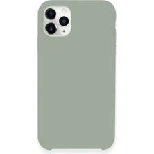 Newface Apple iPhone 11 Pro Max Kılıf Lansman Legant Silikon - Açık Gri