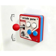 Besa 3D Tip 86 Retro Arcade Eğlence Anahtar Paneli Dekorasyonu - Joystick Anahtarına Dönüştürülmüş 001