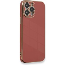 Uray Store Apple iPhone 13 Pro Max Kılıf Volet Silikon - Kırmızı