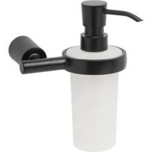System Banyo Aksesuarları Icon Duvara Montajlı Sıvı Sabunluk Siyah 250 ml