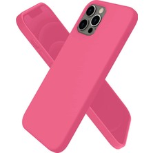 Uray Store Apple iPhone 12 Pro Kılıf First Silikon - Pembe