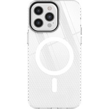 Uray Store Apple iPhone 12 Pro Max Kılıf Beta Magneticsafe Silikon - Şeffaf