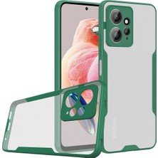 Uray Store Xiaomi Redmi Note 12 4g Kılıf Platin Silikon - Yeşil