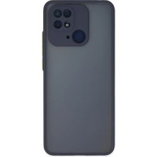 Newface Xiaomi Redmi 10C Kılıf Montreal Silikon Kapak - Lacivert