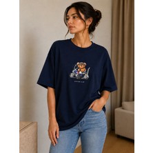 Oversize Tişört Baskılı Custom Club