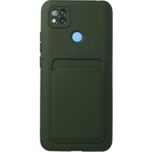 Newface Xiaomi Redmi 9c Kılıf Kelvin Kartvizitli Silikon - Koyu Yeşil