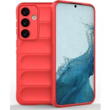 Newface Samsung Galaxy S24 Fe Kılıf Optimum Silikon - Kırmızı