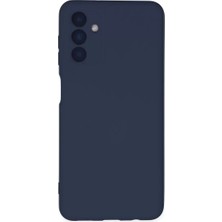 Decostyle Newface Samsung Galaxy A04S Kılıf Nano Içi Kadife Silikon - Lacivert