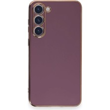 Uray Store Samsung Galaxy S23 Plus Kılıf Volet Silikon - Mor