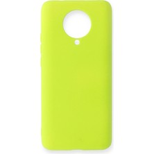 Uray Store Xiaomi Redmi K30 Pro Kılıf Nano Içi Kadife Silikon - Sarı