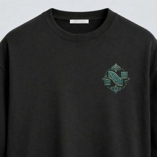 Noctilupus Official Noctilupus Turquoise Relic Oversize Unisex Baskılı Tişört