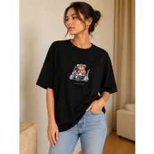 Oversize Tişört Baskılı Custom Club