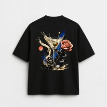 Noctilupus Official Noctilupus Roulette Bloom Oversize Unisex Baskılı T Shirt