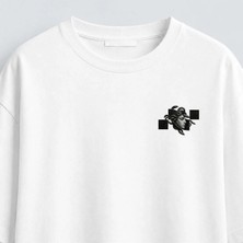 Noctilupus Official Noctilupus Medusa Crest Oversize Unisex Baskılı T Shirt