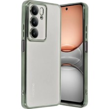 TeknoKapsül Newface Realme C75 4g Kılıf Razer Lensli Silikon - Yeşil