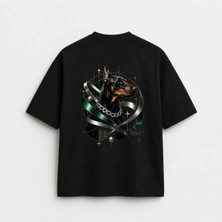 Noctilupus Official Noctilupus Emerald Guard Oversize Unisex Baskılı T Shirt