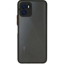 TeknoKapsül Newface Vivo Y15S Kılıf Montreal Silikon Kapak - Siyah