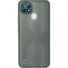 TeknoKapsül Newface Realme C21 Kılıf Montreal Silikon Kapak - Yeşil