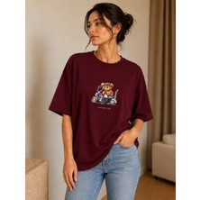 Oversize Tişört Baskılı Custom Club