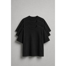 Noctilupus Official Noctilupus Premium Oversize Basic T-Shirt 3’lü Paket %100 Pamuk Unisex