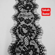Karaaslan Siyah Sakallı Kod -A252 Dantel 9 cm ( 3 mt )