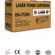 MSK Printers Hp 89A CF289A Muadil Siyah Toner (Çipsiz)